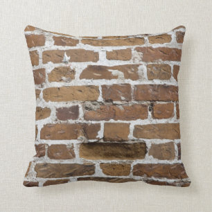 BRICKS WALL THROW PILLOW