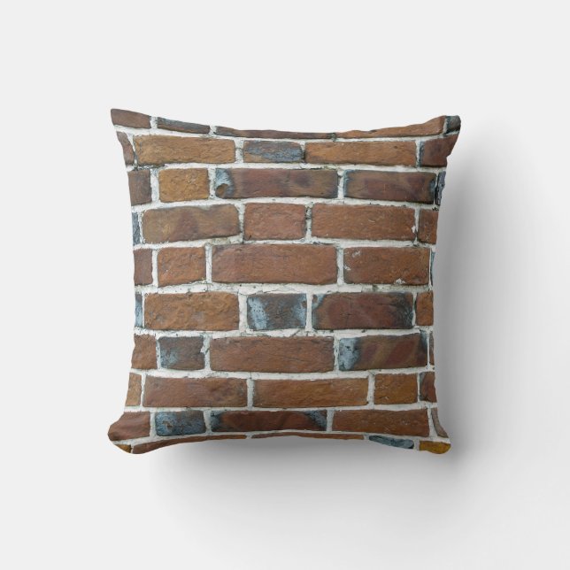 BRICKS WALL THROW PILLOW (Front)