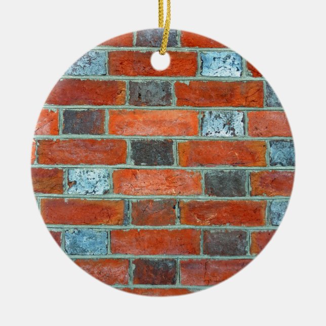 Brickwork Ceramic Ornament (Front)