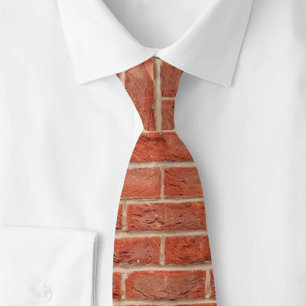 Brickwork pattern on a tie