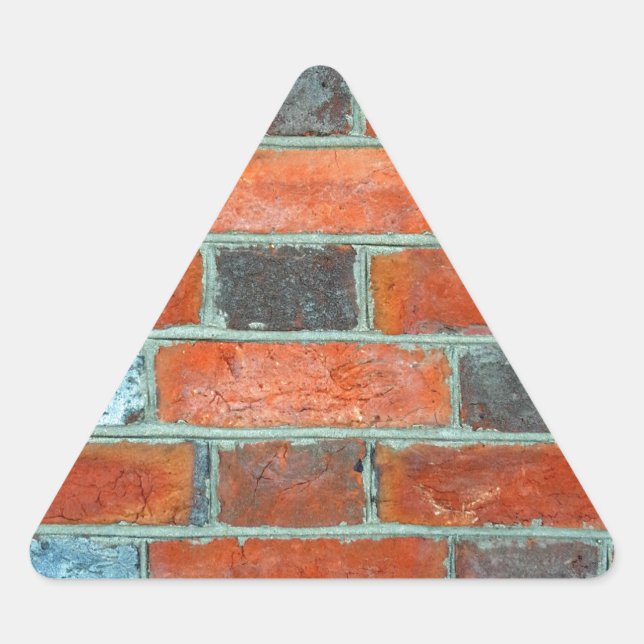 Brickwork Triangle Sticker (Front)