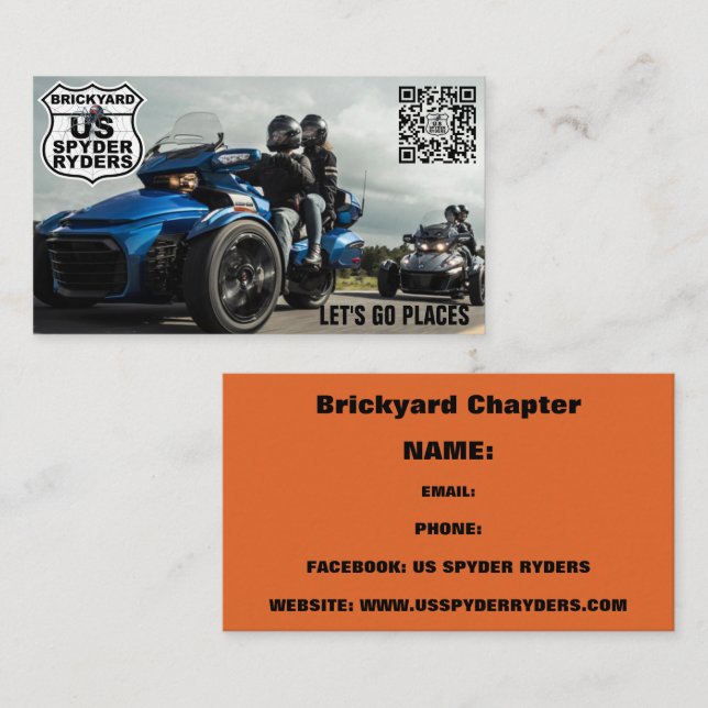 Brickyard Chapter - Business Cards 2 (Front/Back)