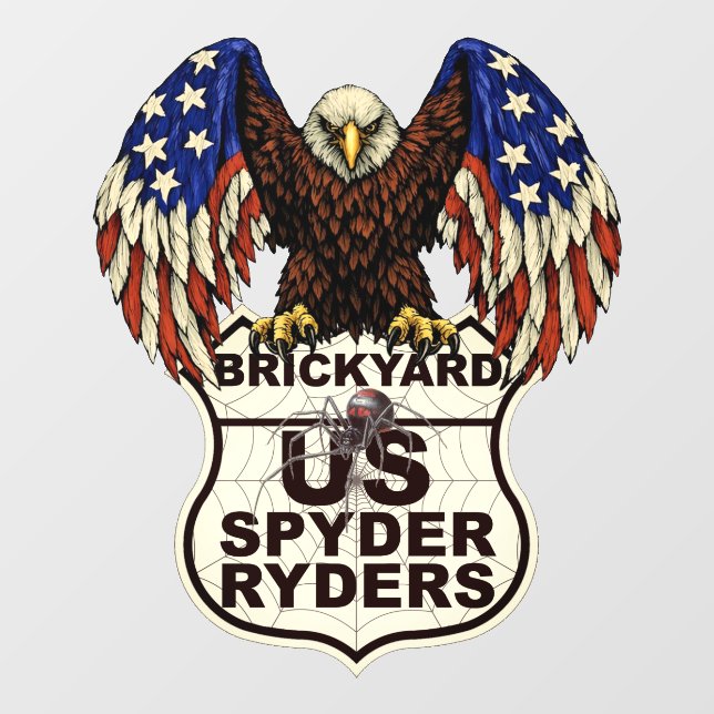 Brickyard Chapter - Decal Eagle Logo (Sheet)