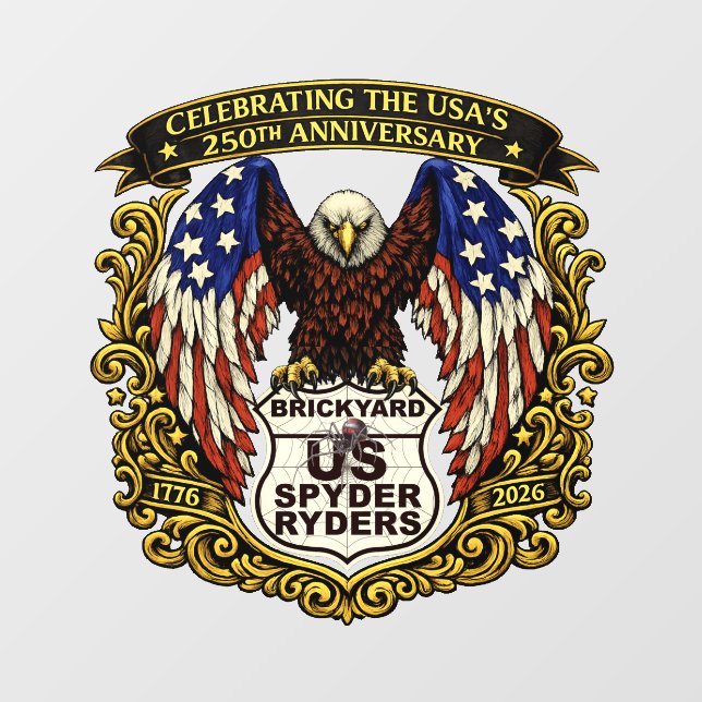 Brickyard Chapter - Decal USA250 (Sheet)