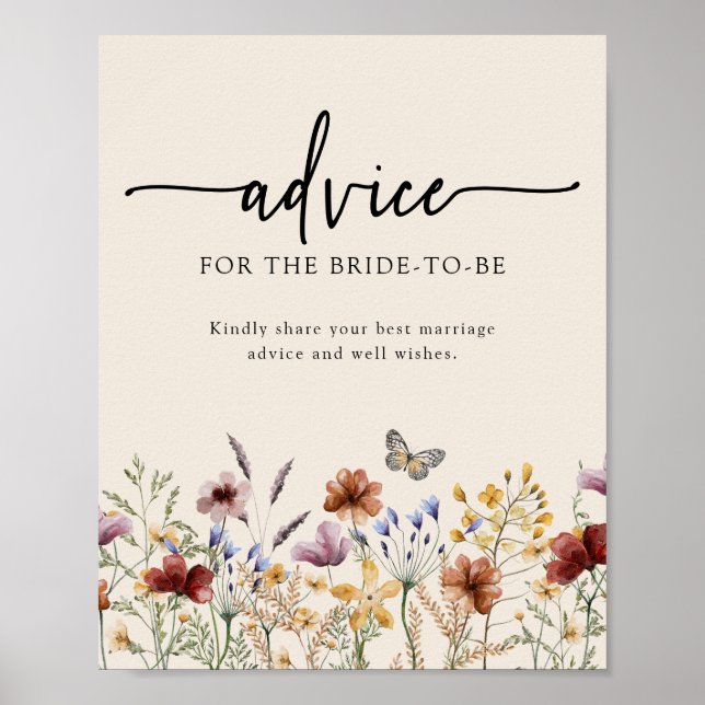 Bridal Advice Poster (Front)