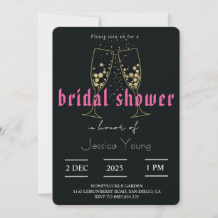 Bridal Bash & Cocktail Call bridal  Invitation