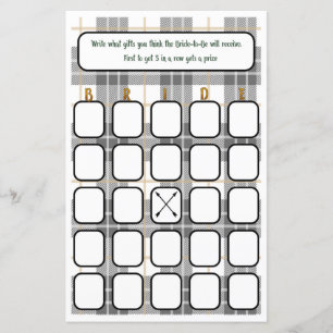 Bridal Bingo Flannel and Fiz