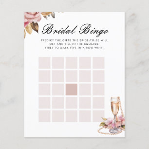 Bridal Bingo Pearls Prosecco Bridal Shower Game
