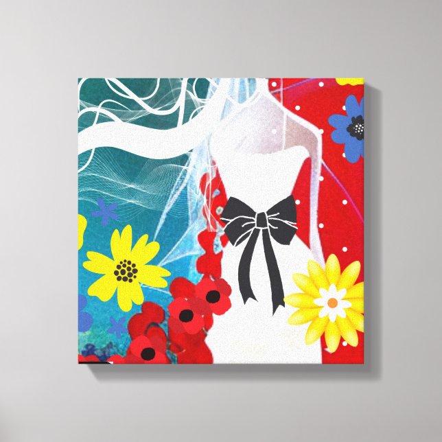 Bridal Bliss Canvas Print (Front)