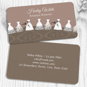 Bridal Boutique Wedding Business Card