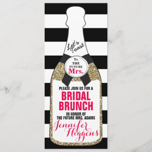 Bridal Brunch Bridal Shower Invitation Champagne