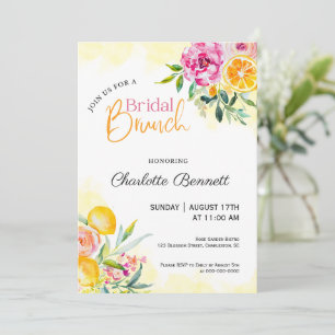 Bridal Brunch Invitation • Watercolor Floral Party