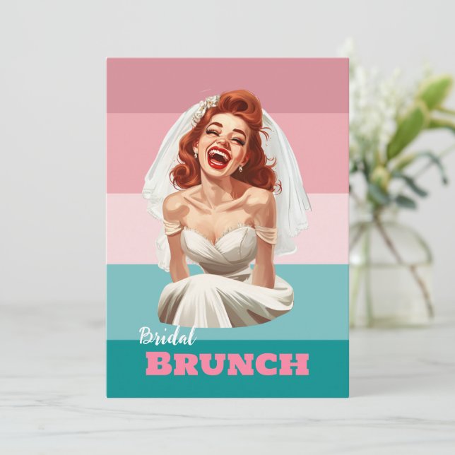 Bridal Brunch Save The Date (Standing Front)