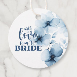 Bridal Brunch Something Blue Love from the Bride Favour Tags