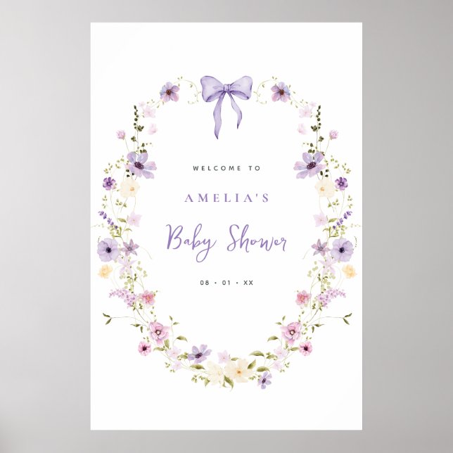 Bridal Brunch Welcome Sign Poster Download (Front)