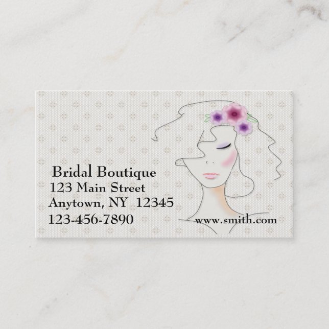 Bridal Business Card (Front)