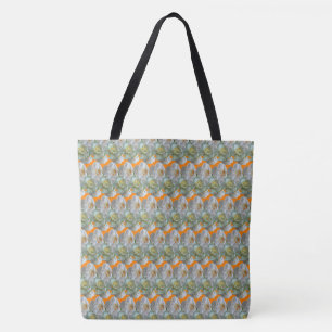 Bridal Crown Daffodils Pattern Tote Bag