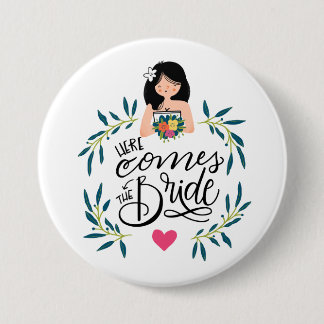 Bridal Decor 3 Inch Round Button