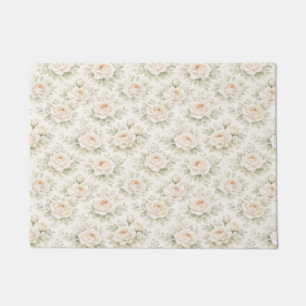 Bridal Floral Pattern Doormat