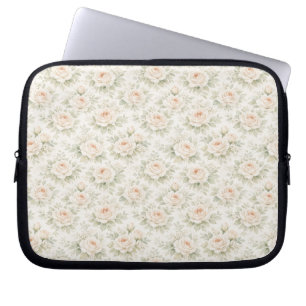 Bridal Floral Pattern Laptop Sleeve