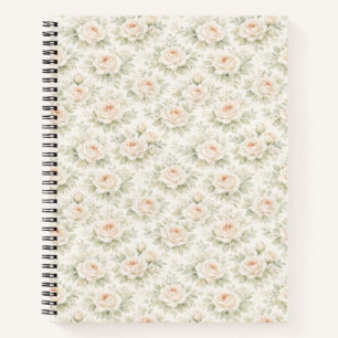 Bridal Floral Pattern Notebook