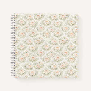 Bridal Floral Pattern Notebook