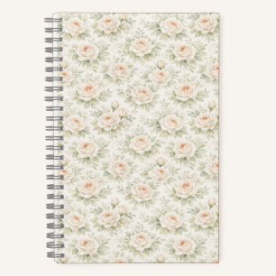 Bridal Floral Pattern Notebook