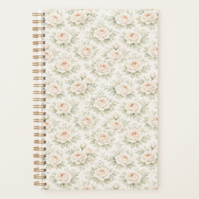 Bridal Floral Pattern Planner (Front)