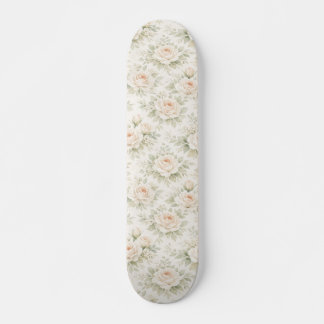 Bridal Floral Pattern Skateboard