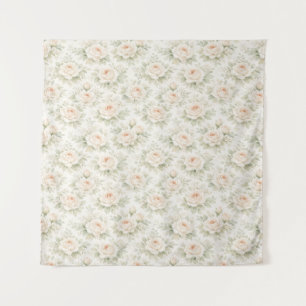 Bridal Floral Pattern Tapestry