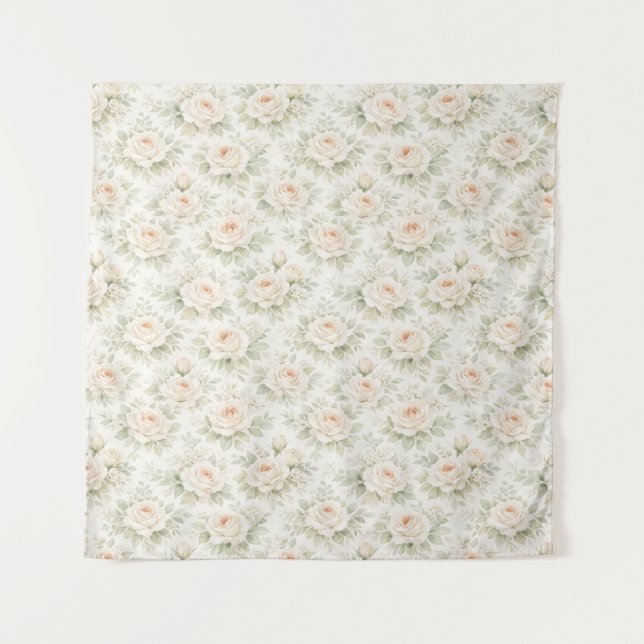 Bridal Floral Pattern Tapestry (Front)