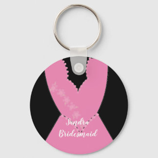 Bridal Gown Bridesmaid Keychain