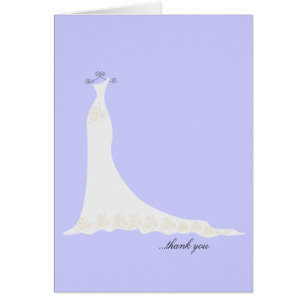 Bridal Gown Thank You Notes {Violet}