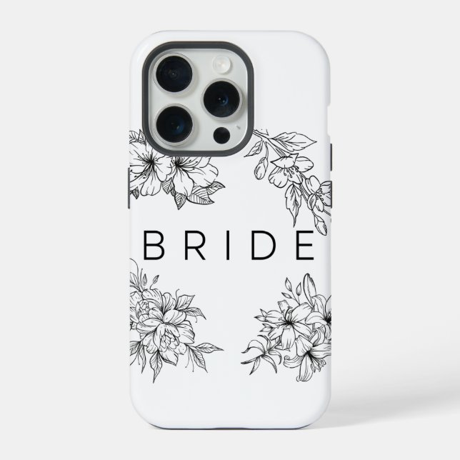 Bridal iPhone 15 pro phone case  (Back)