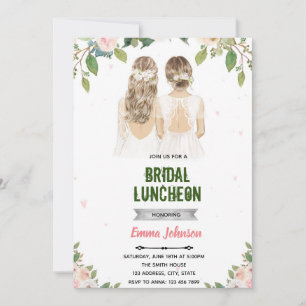 Bridal luncheon invitation