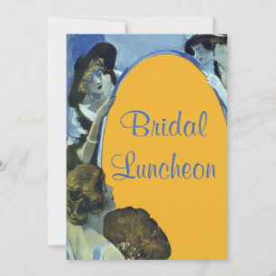 Bridal Luncheon Invites Elegant Chic Vintage Look