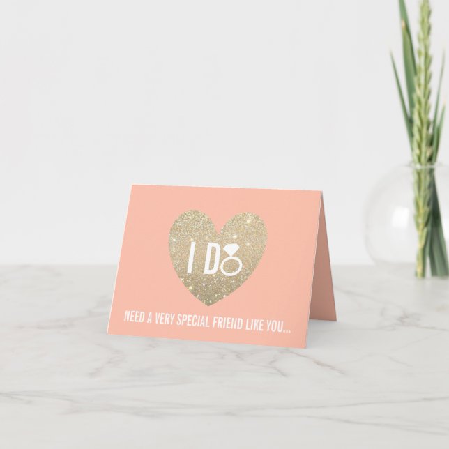 Bridal Party Card - I DO (Front)
