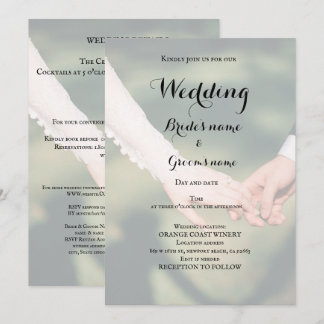 Bridal party celebration invitation