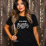 Bridal Party Celebration Personalized T-Shirt<br><div class="desc">Trendy and fun bridal party design. Personalize the back with the text of your choice.</div>