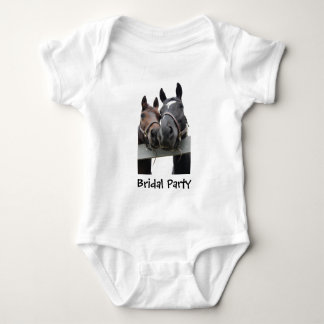 Bridal Party Country Wedding Baby Bodysuit