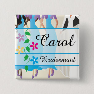 Bridal Party Dinner and Rehearsal Name Buttons