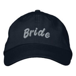 Bridal Party Embroidered Hat, Custom Bride Wedding Embroidered Hat