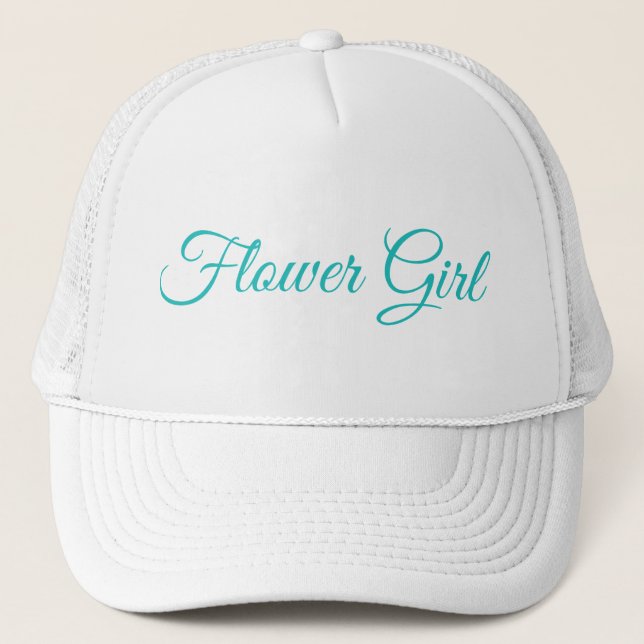 Bridal Party - Flower Girl Trucker Hat (Front)