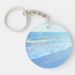Bridal Party Gifts or Beach Bridal Shower Favours Keychain