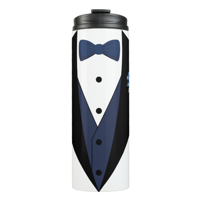Bridal Party Groomsman Thermal Tumbler (Front)