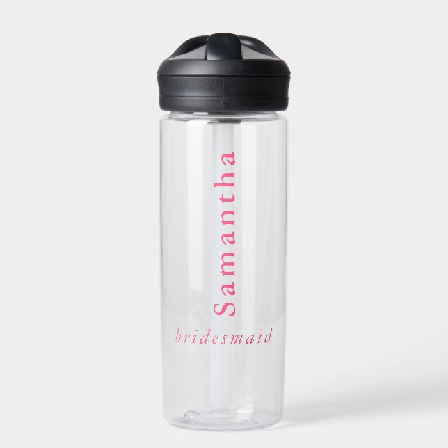 Bridal Party Water Bottle (Front)