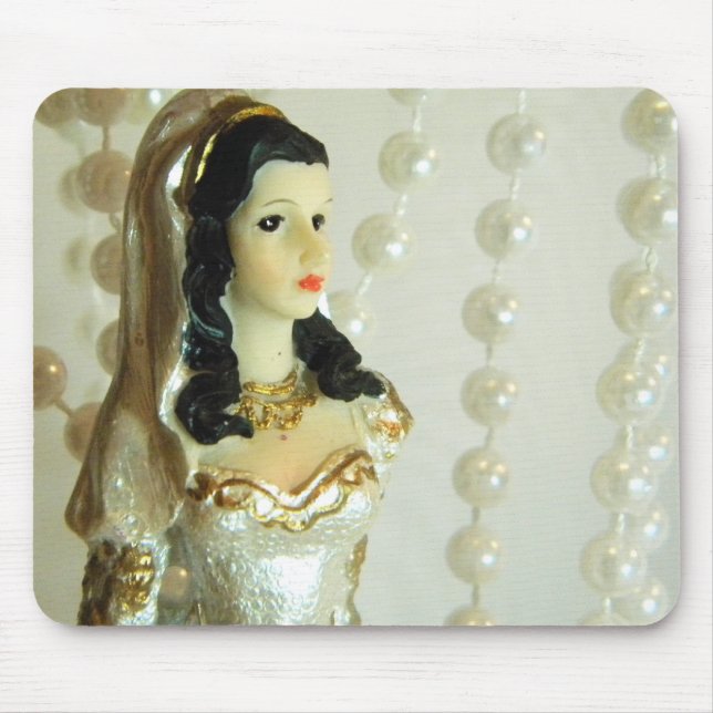 Bridal Pearls Mouse Pad (Front)