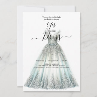 Bridal Say Yes to the Dress Invitation