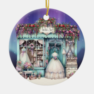 BRIDAL Shop Ceramic Ornament