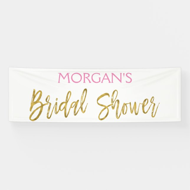 Bridal Shower Announcement Party Banner (Horizontal)